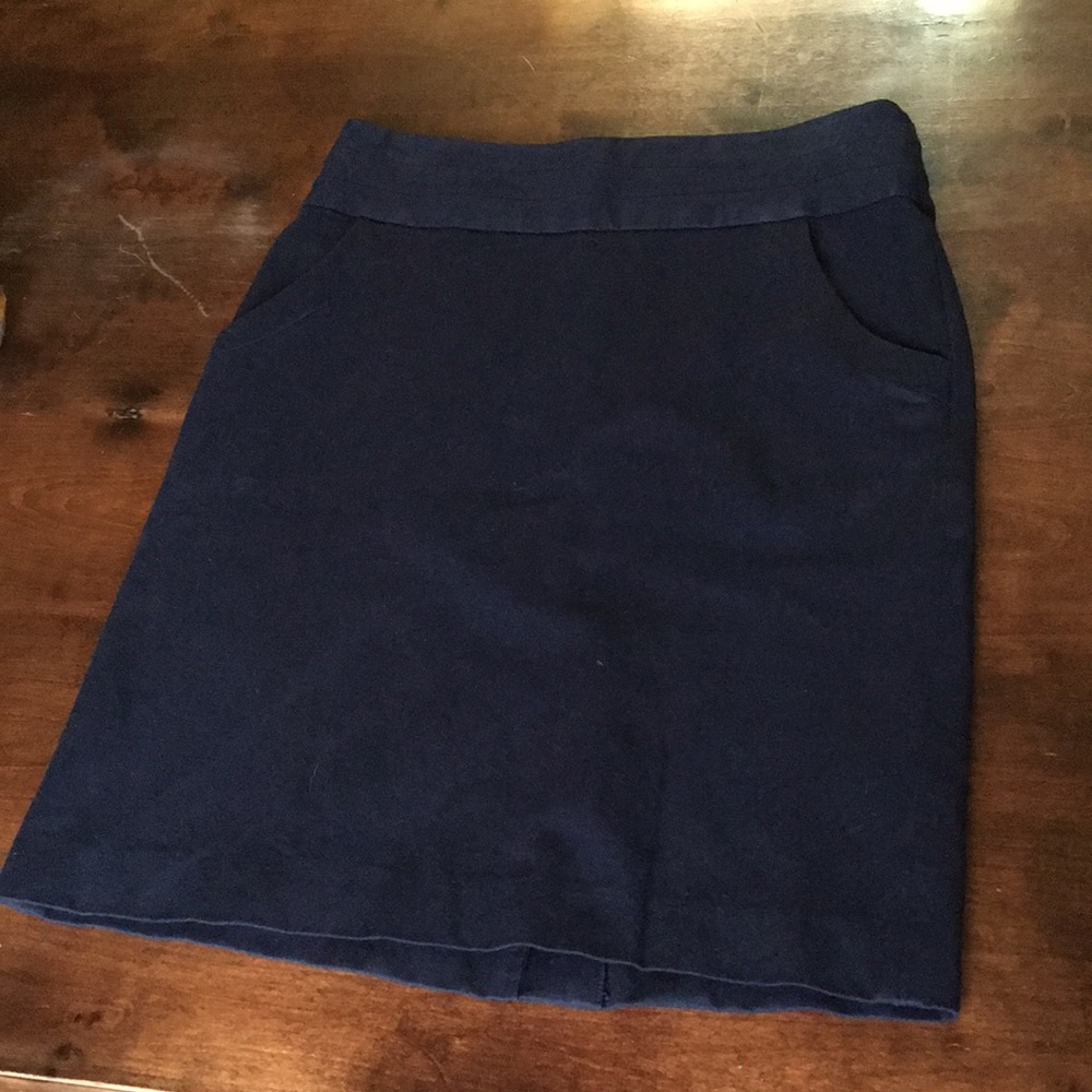 Banana Republic Blue Skirt -l